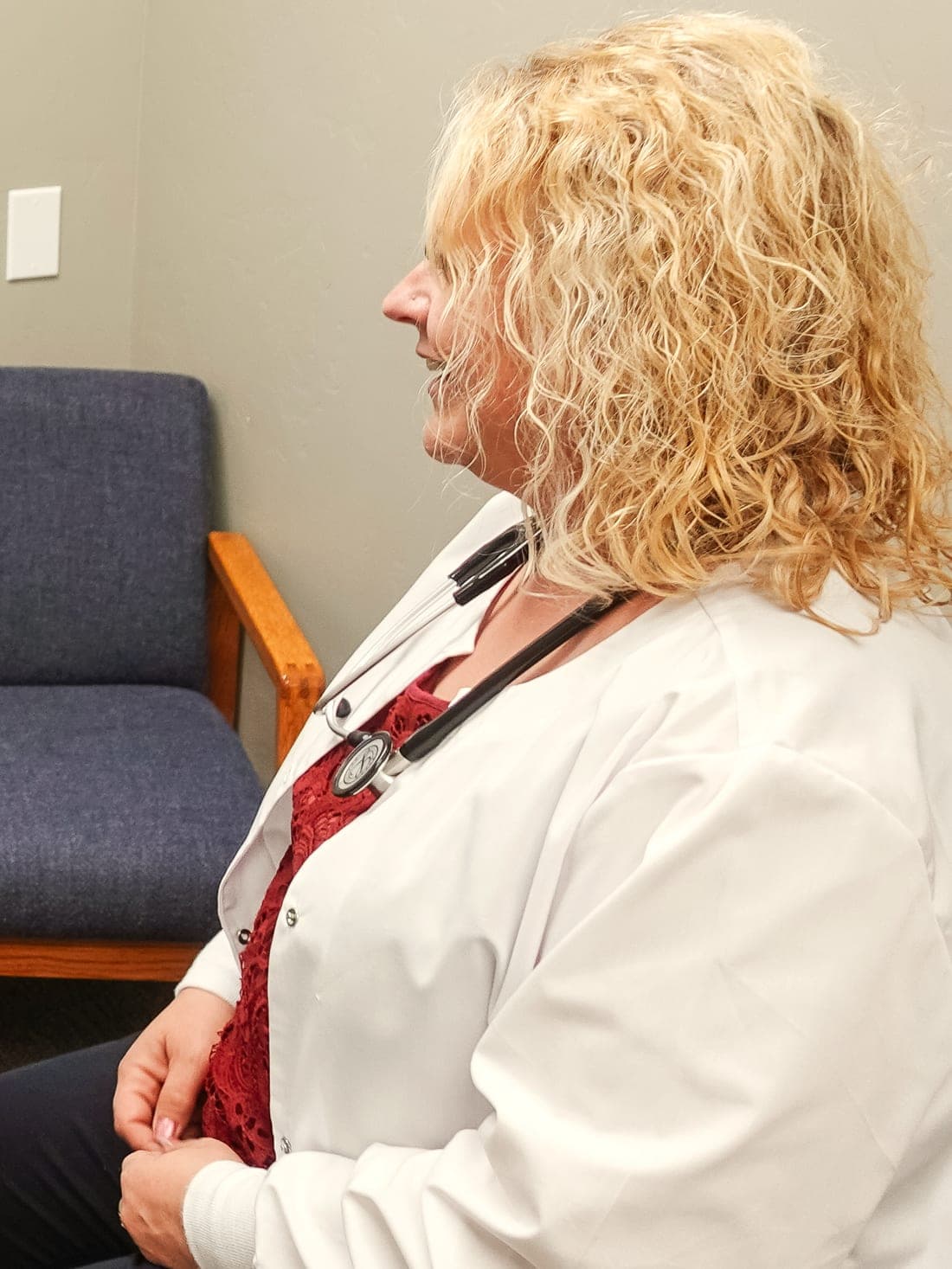 Heidi Winder in an exam room at Craft Clinic